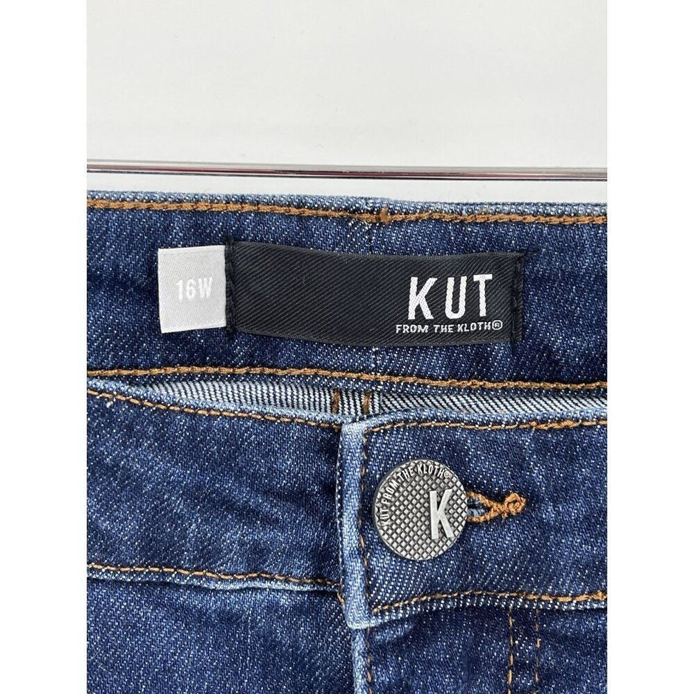 KUT FROM THE KLOTH Women's Dark Wash High Rise Rachael Mom Jean NWT 16W - Picture 3 of 7